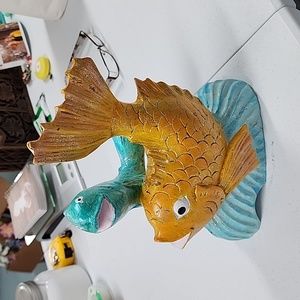 Goldfish statue